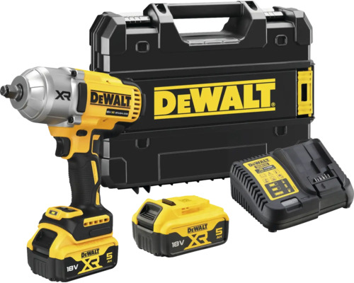 Mașină de înșurubat cu impact DeWalt DCF900P2T-QW 18V max. 1355 Nm, max. 2300 r/min, incl. 2x5Ah 1xîncărcător și valiză de transport