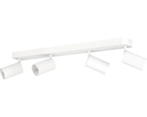 Șină spoturi BalkenGU10 max. 4x4,9W 1380 lumeni, lumină RGB, cu telecomandă, alb Șină spoturi BalkenGU10 max. 4x4,9W 1380 lumeni, lumină RGB, cu telecomandă, alb
