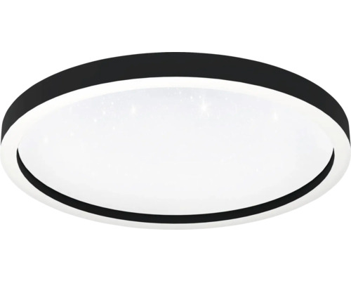 Plafonieră cu LED integrat Eglo Crosslink 34,5W 4100 lumeni, lumină RGB, cu telecomandă, negru