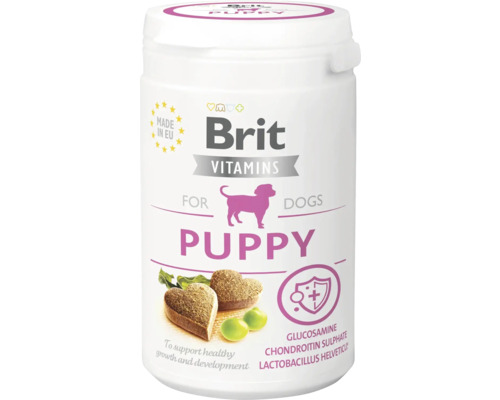 Recompensă funcţională semi-umedă pentru câini Brit Vitamins Puppy 150 g Vitamine Brit pentru căței pentru a sprijini creșterea și dezvoltarea