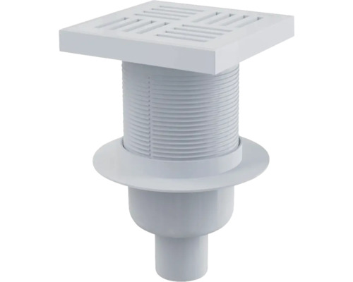 Set de scurgere din plastic cu grătar pătrat