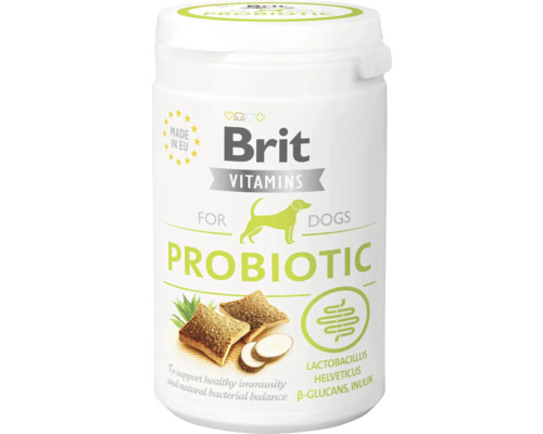Recompensă funcţională semi-umedă pentru câini Brit Probiotic 150 g Vitamine Brit pentru câini, probiotic