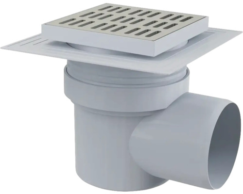 Sifon de pardoseală cu grătar pentru interior