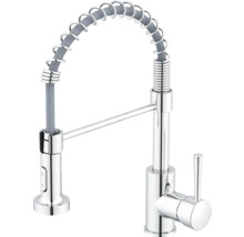 Baterie de bucătărie cu gura de scurgere flexibilă și mixer monocomandă