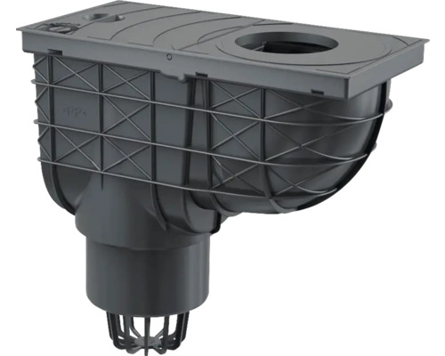 Cutie de jgheab din plastic cu coș de colectare a frunzelor