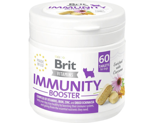 Supliment pentru caini Brit Vitamins Immunity Booster 60 tablete 120 g