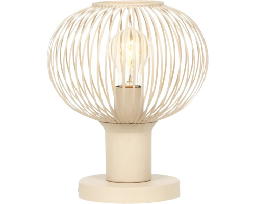 Lampă de masă cu abajur din tije metalice