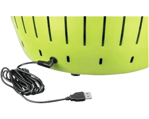 Lampă verde cu cablu USB