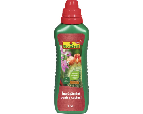 Îngrășământ pentru cactus FloraSelf Select 0,5 l Îngrășământ lichid pentru cactuși, 0,5 litri
