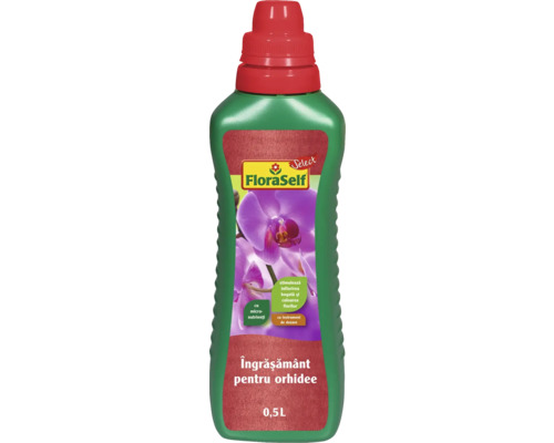 Îngrășământ pentru orhidee FloraSelf Select 0,5 l Îngrășământ lichid pentru orhidee într-o sticlă de 0.5 litri