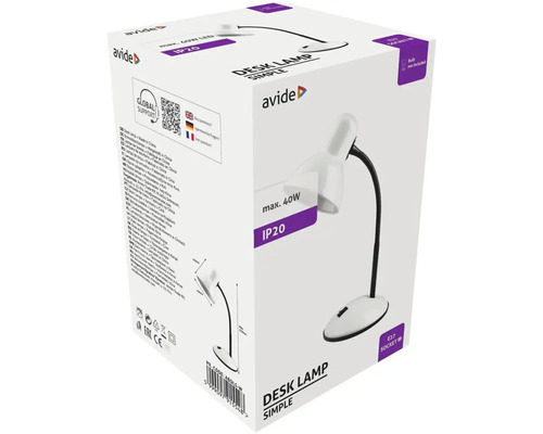 Ambalaj lampă de birou Avide cu soclu E27