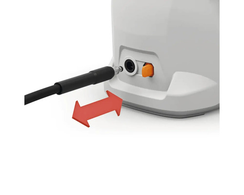 Conectarea unui cablu de alimentare la o unealtă de grădinărit