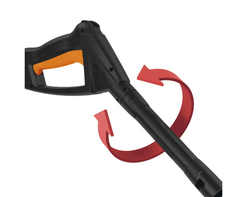 Pistol de pulverizare cu tub de jet rotativ pentru curățător de înaltă presiune