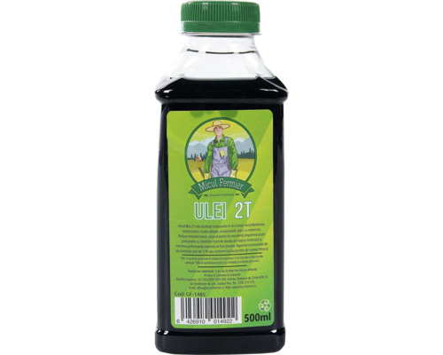 Ulei de amestec Micul Pădurar 2T mix verde pentru drujbe și motocoase, 500ml