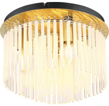 Lumină de plafon cu tije de sticlă