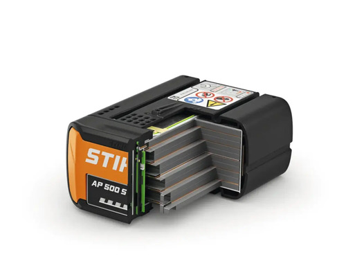 Secțiune transversală a acumulatorului STIHL AP 500 S
