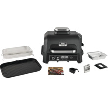 Grătar electric Ninja Woodfire cu accesorii