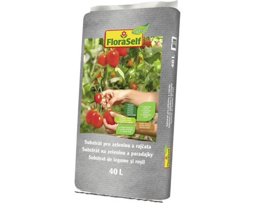 Substrat pentru roșii și legume FloraSelf Nature 40 l