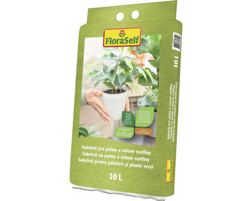 FloraSelf Pământ pentru palmieri/plante verzi 10 l