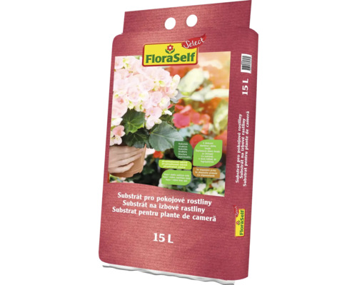 Pământ pentru flori de interior FloraSelf, 15 litri