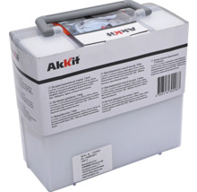 Set burghie diamantate AkKit în cutie de plastic