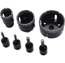 Set carote diamantate pentru mașini de găurit