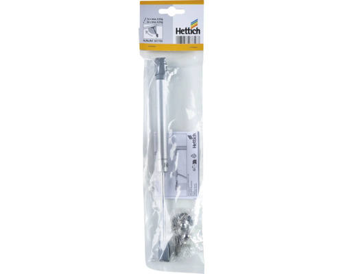 Logo Hettich. Feronerie pentru mobilă în ambalaj transparent.