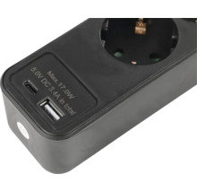 Bloc multipriză cu port USB și USB-C