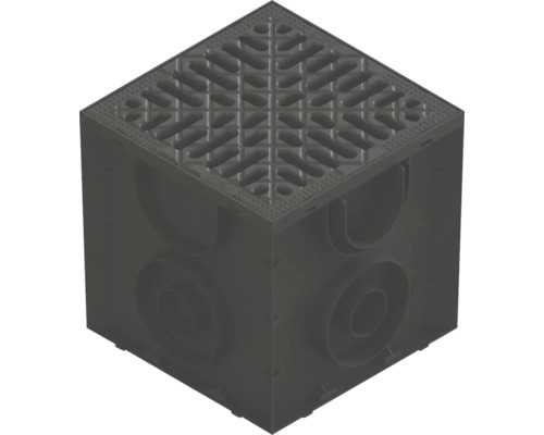 Cutie superioară cu grilaj pentru sisteme de drenaj