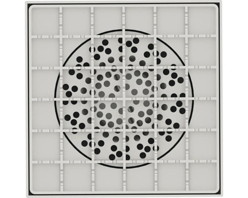 Sifon de pardoseală pătrat cu grătar