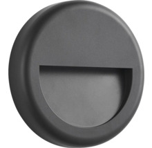 Aplică LED exterior Lunera R 4W, lumină reglabilă, IP65, negru