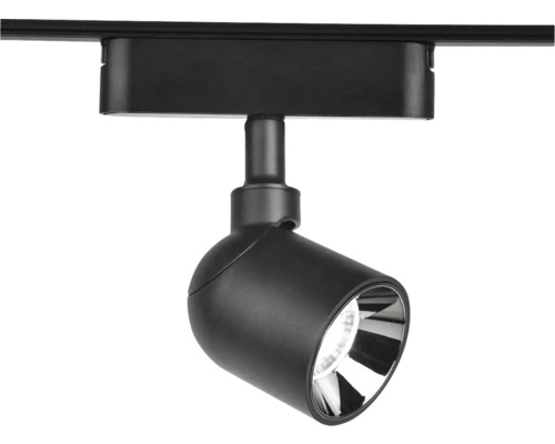 Spot LED pentru șină Klausen 8W 875 lumeni, aluminiu/negru