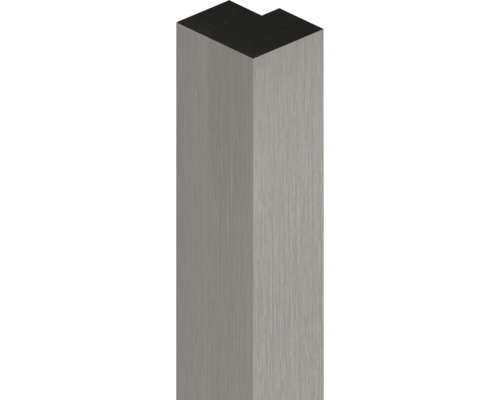 Element închidere panou riflaj argintiu 22x28x2880 mm Profil colțar din metal