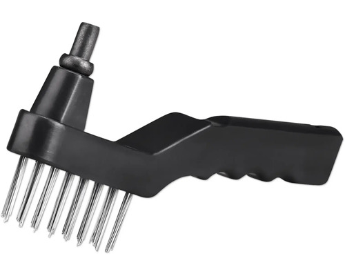 Perie de curățat grătar cu peri metalici și mâner