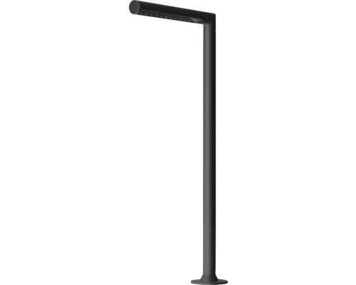 Stâlp iluminat cu LED integrat Giantb 8W 570 lumeni, 62 cm, pentru exterior IP65, negru