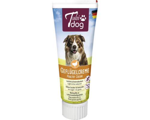 Pastă cu pasăre pentru câini Tubidog 75 g