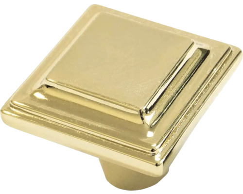 Buton pătrat metalic pentru mobilă