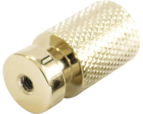 Buton de mobilă auriu cu moletare