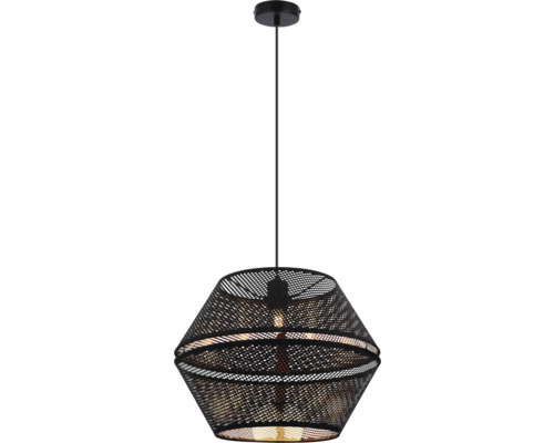 Pendul Klausen Freya E27 max. 1x15W, textil/negru | HORNBACH