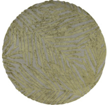 Covor rotund Miami Leaf salvie Ø 100 cm