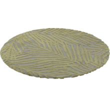 Covor rotund Miami Leaf salvie Ø 100 cm
