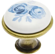 Buton pentru mobilă J4 Blue R culoare antic/auriu