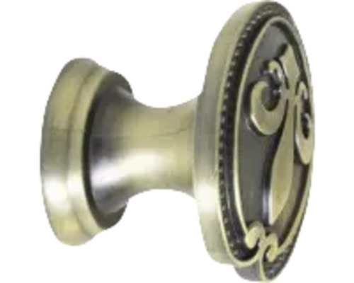 Buton metalic de ușă cu model