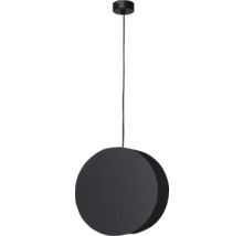 Lumină suspendată neagră cu formă rotundă pentru interior