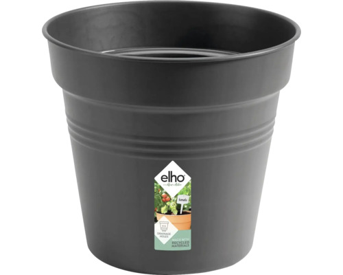 Ghiveci elho Green Basics, plastic, Ø 21 cm, negru | HORNBACH