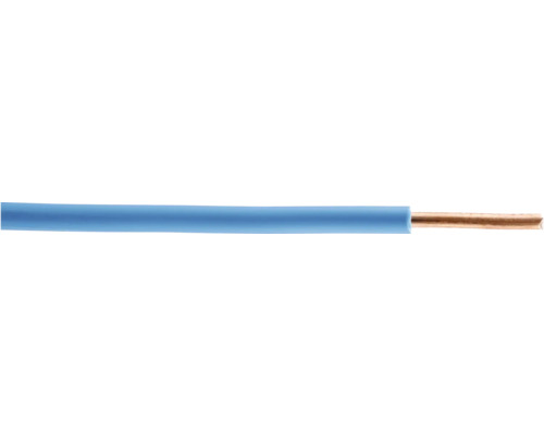 Conductor FY (H07V-U) 4mm² albastru, inel 25m Cablu electric de instalație cu izolație