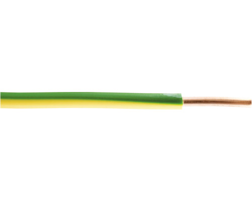 Conductor FY (H07V-U) 4mm² verde-galben, inel 25m