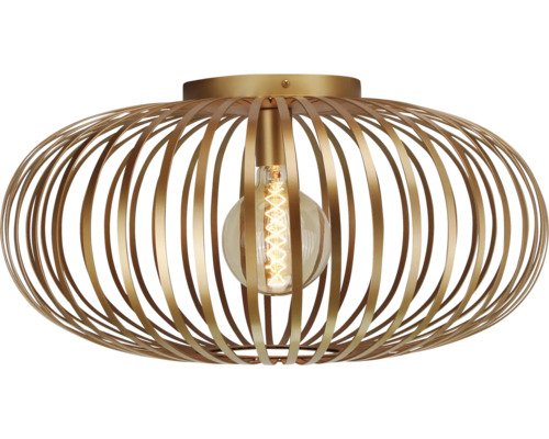 Plafonieră Curvato E27 max. 1x40W Ø60cm, auriu
