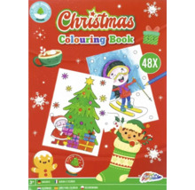 Carte de colorat de Crăciun cu 48 de motive