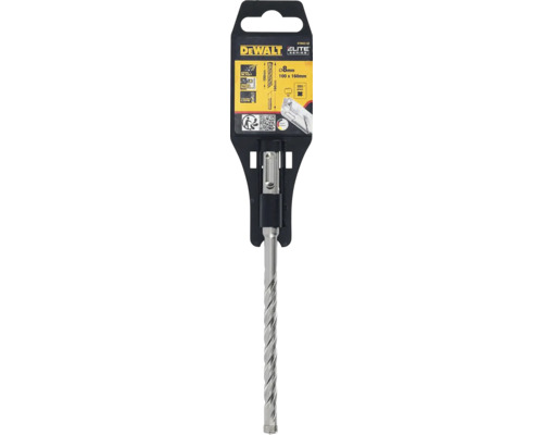 Burghiu pentru beton DeWalt Elite Series, diametru 8 mm, 100 mm x 160 mm